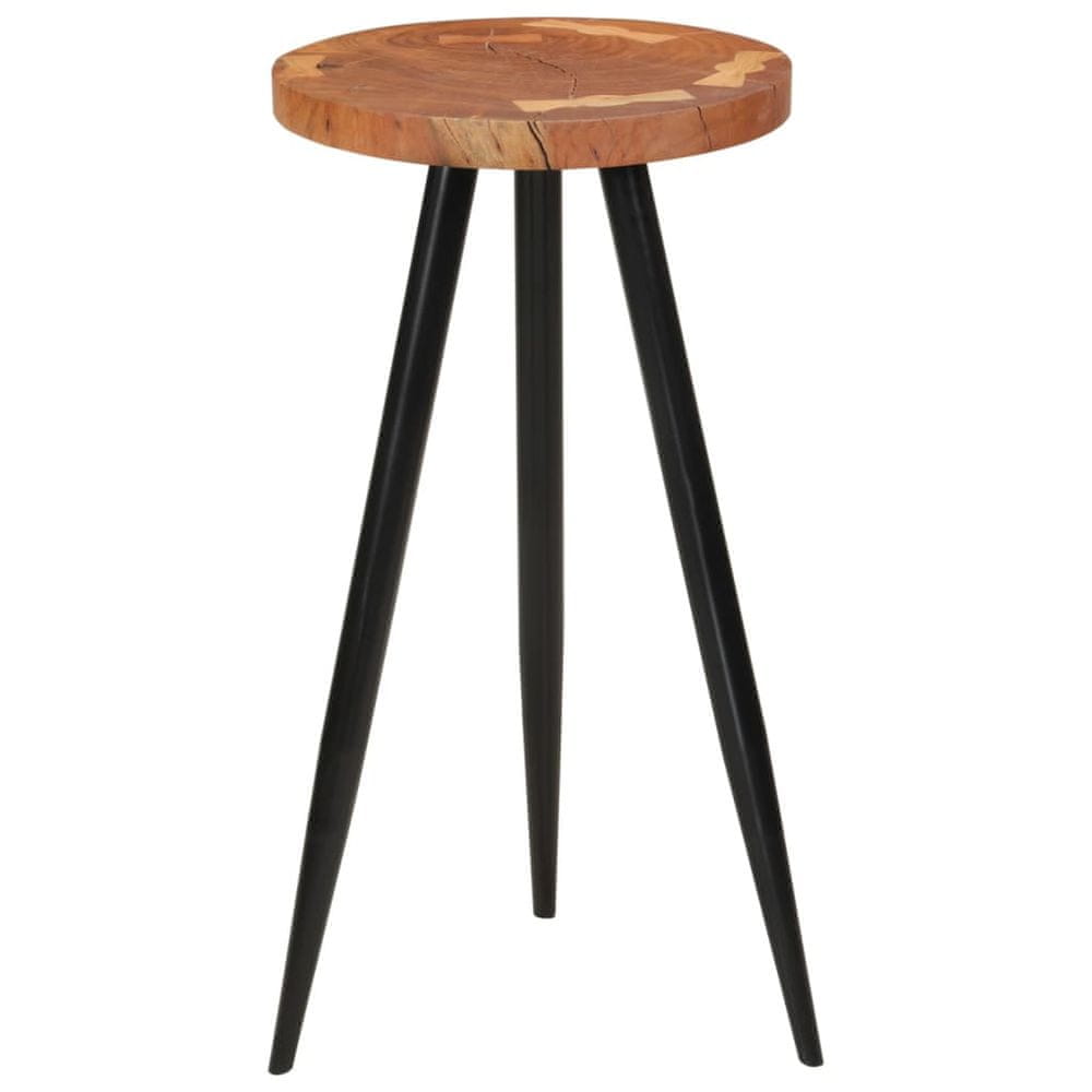Petromila vidaXL Barový stôl s dizajnom polienok Ø53x105 cm masívna akácia 